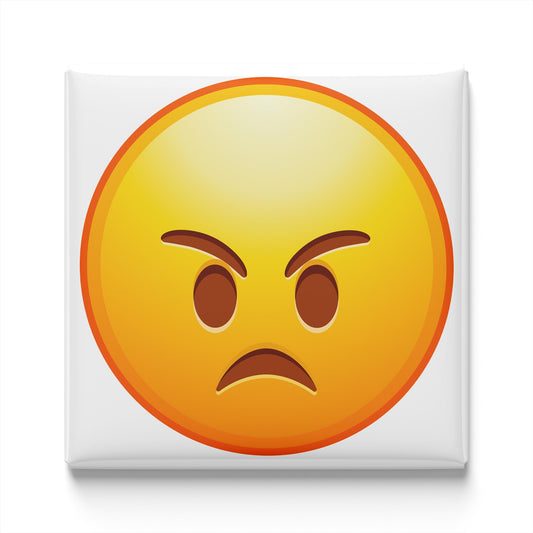 Angry Face Emoji Magnet