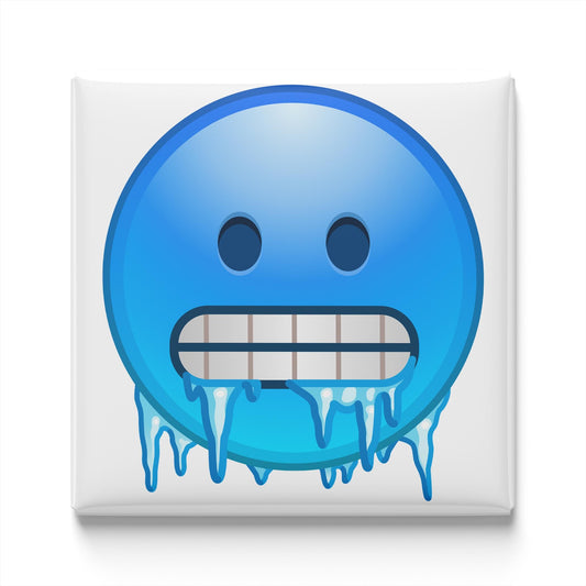 Cold Face Emoji Magnet