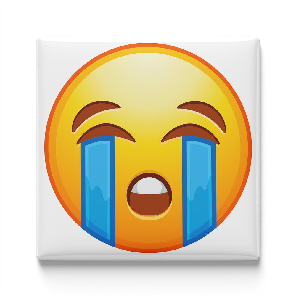 Loudly Crying Face Emoji Magnet