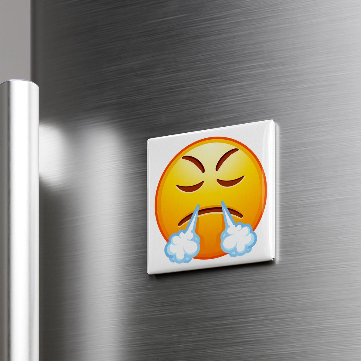 Face With Steam From Nose Emoji Magnet