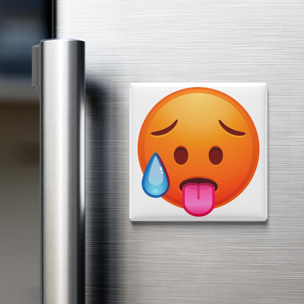 Hot Face Emoji Magnet