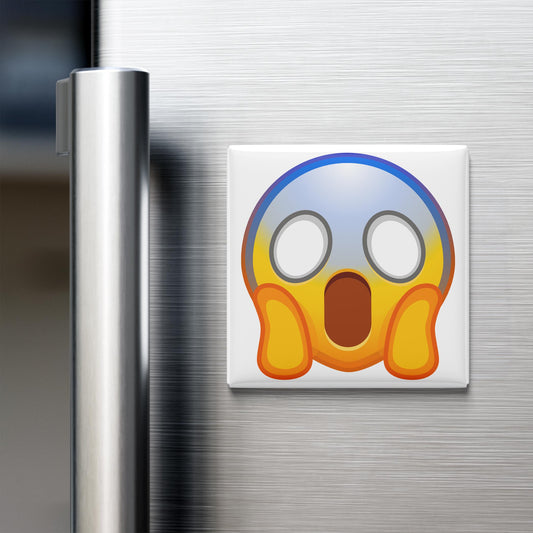 Face Screaming In Fear Emoji Magnet