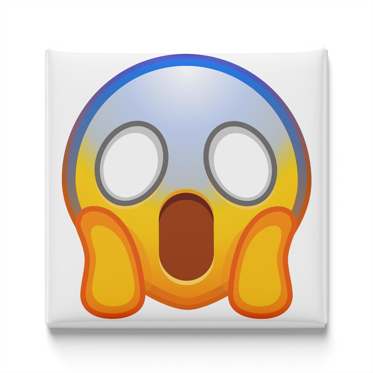 Face Screaming In Fear Emoji Magnet