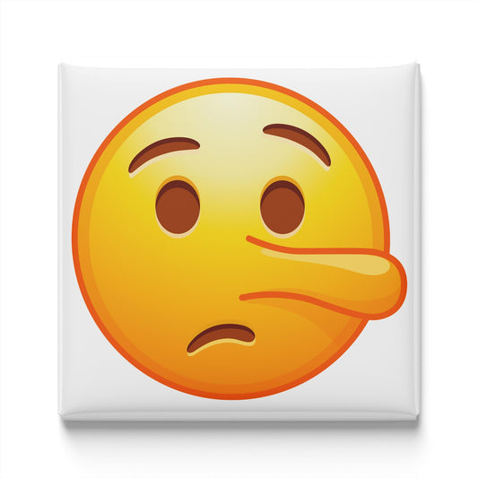 Lying Face Emoji Magnet