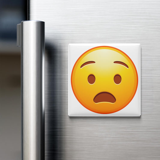 Anguished Face Emoji Magnet