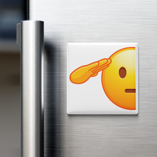 Saluting Face Emoji Magnet