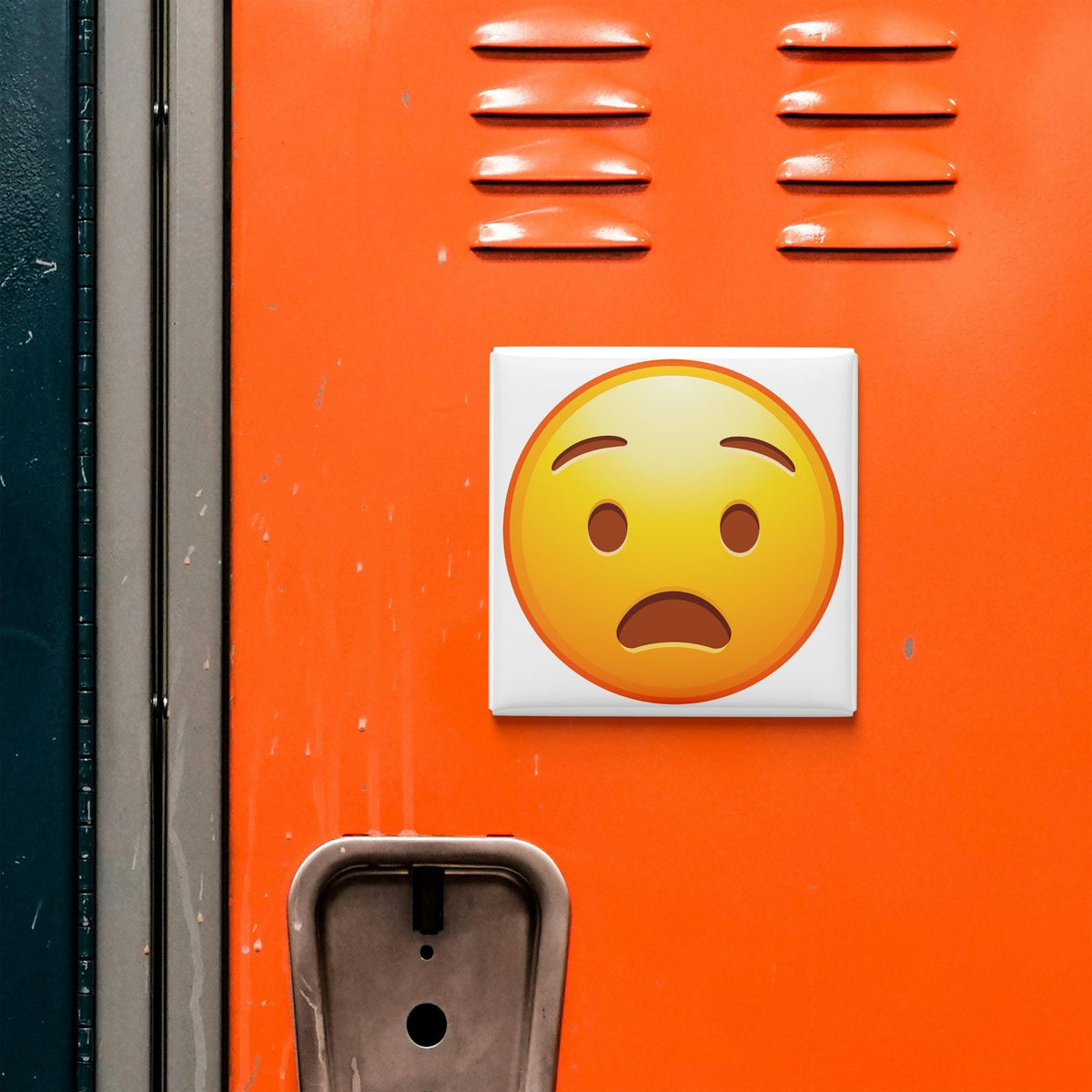 Anguished Face Emoji Magnet
