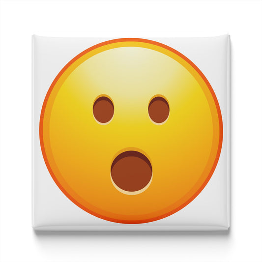 Surprised Face with Open Mouth Emoji Magnet