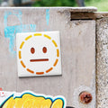Dotted Line Face Emoji Magnet