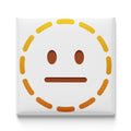 Dotted Line Face Emoji Magnet