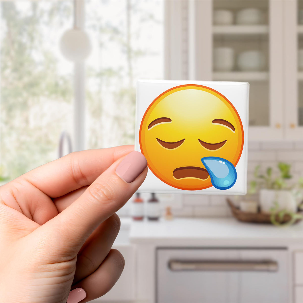 Sleepy Face Emoji Magnet