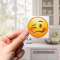 Woozy Face Emoji Magnet