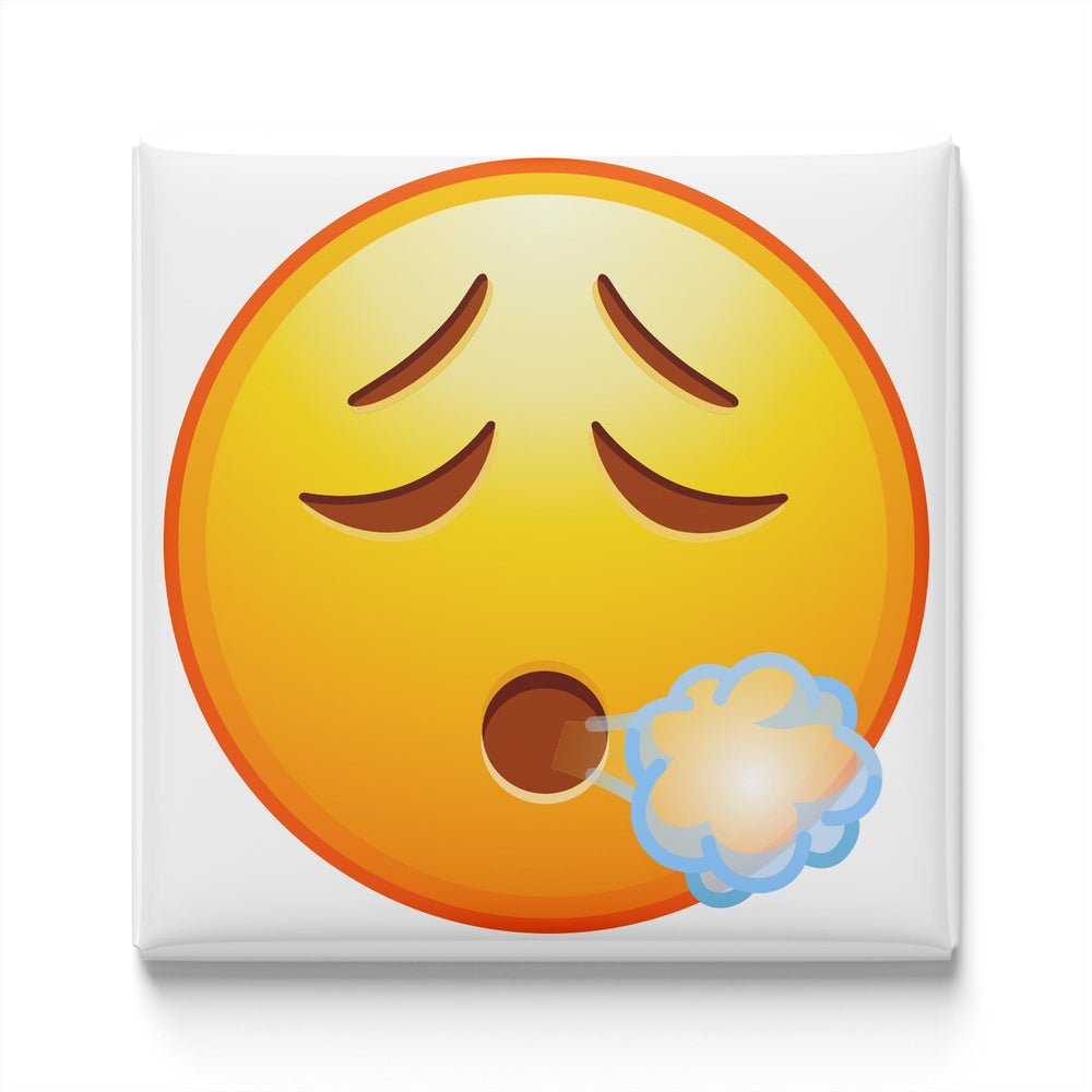 Exhaling Face Emoji Magnet