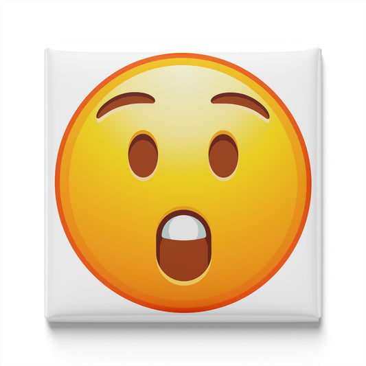 Astonished Face Emoji Magnet