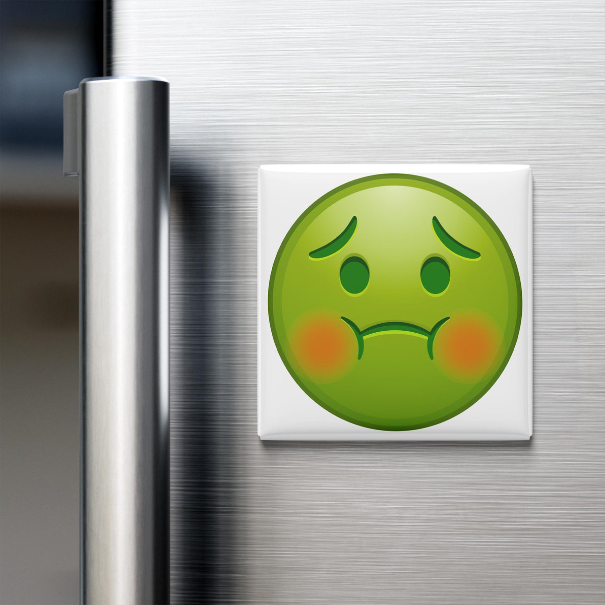 Nauseated Face Emoji Magnet