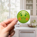 Nauseated Face Emoji Magnet