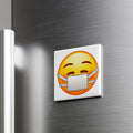 Face With Medical Mask Emoji Magnet