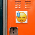 Downcast Face With Sweat Emoji Magnet