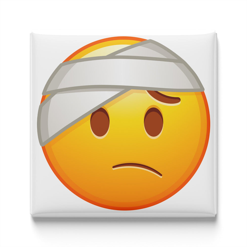 Face With Head-Bandage Emoji Magnet